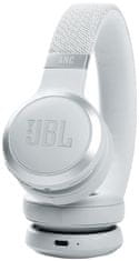 JBL Live 460NC brezžične slušalke, bele