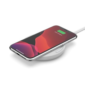 Belkin brezžični ploski polnilnik (brez adapterja), 10W WIA001btWH, bel