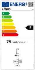 LORD R6 mini hladilnik, 40 l, E