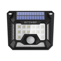 Blitzwolf BW-OLT3 2x LED sončna svetilka z detektorjem gibanja , črna