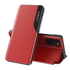 MG Eco Leather View knjižni ovitek za Samsung Galaxy A12 / M12, rdeča