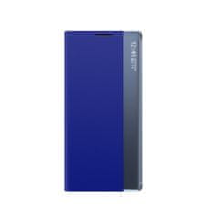 MG Sleep Case usnjeni ovitek za Samsung Galaxy A52 5G/4G, modra