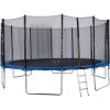 trampolin z zaščitno mrežo + lestev 488 cm