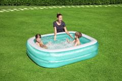 Bestway družinski bazen, vinil, pravokoten, 450 L