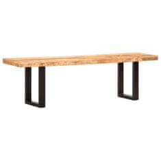 Vidaxl Klop 160 cm trden robusten mangov les in jeklo