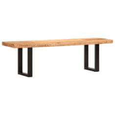 Vidaxl Klop 160 cm trden robusten mangov les in jeklo