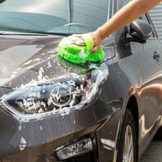 M.N.C. Obojestranska goba za pranje avta iz mikrovlaken zelena