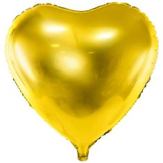 Moja zabava Balon folija Srce-Gold