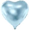 Balon folija Srce-Sky Blue