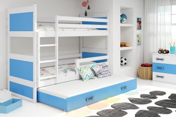 Furnitura Pograd RICO 90x200 z dodatnim ležiščem - BELA (VEČ BARV)
