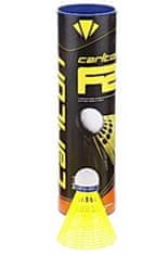 Carlton F2 žogice za badminton, 6 kos, rumene