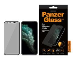 PanzerGlass Privacy zaščitno steklo za iPhone Xs Max/11 Pro Max, Edge-to-Edge