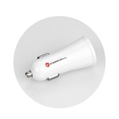 FORCELL Avtopolnilnik s priključkom USB - 2,4A s funkcijo Quick Charge 3.0