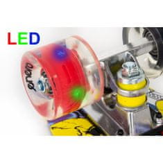 Enero Pennyboard deska 56 cm z LED kolesi, JOKER S-128