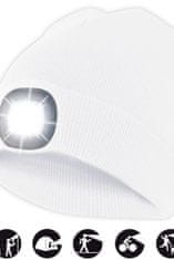 kapa CAP09 z LED lučko bela
