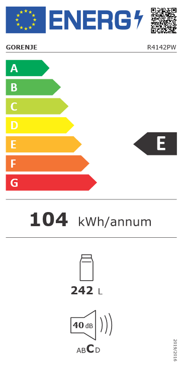 Gorenje R4142PW prostostoječi hladilnik