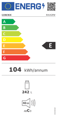 Gorenje R4142PW prostostoječi hladilnik