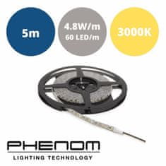 PHENOM LED trak 5m 4,8W/m toplo beli 3000K