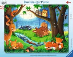 Ravensburger Sestavljanka Ko gredo vsi spat 35 kosov