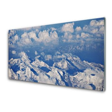 tulup.si Slika na akrilnem steklu Oblaki mountain landscape 2 obešalnika