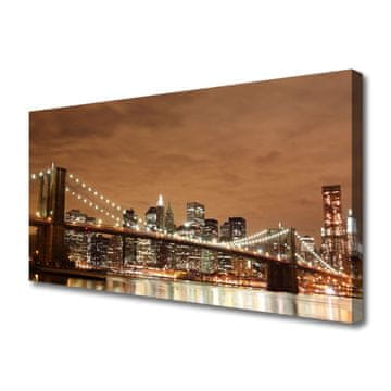 tulup.si Slika na platnu Bridge mesto arhitektura