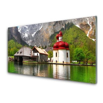 tulup.si Slika na akrilnem steklu Top tree house landscape 4 obešalnika