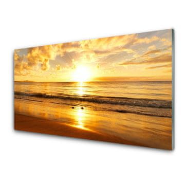 tulup.si Stenska plošča za kuhinjo Sea sun landscape