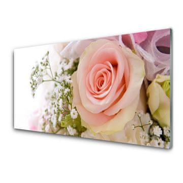 tulup.si Steklena slika Roses flowers rastlin 2 obešalnika