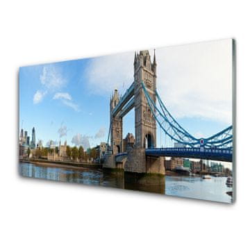 tulup.si Slika na akrilnem steklu London bridge arhitektura 4 obešalnika