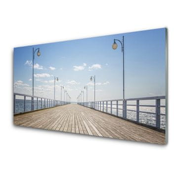 tulup.si Zidna obloga za kuhinju Pier morje arhitektura