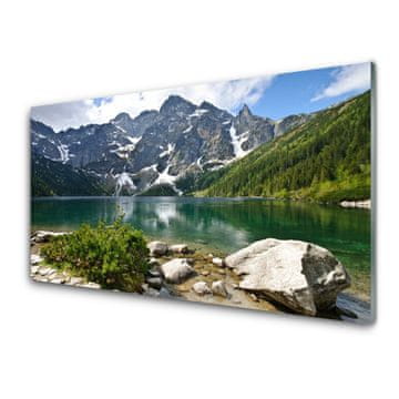 tulup.si Slika na akrilnem steklu Lake mountains landscape 2 obešalnika