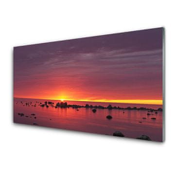 tulup.si Zidna obloga za kuhinju Sea sun landscape
