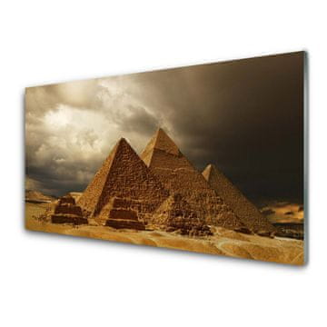 tulup.si Stenska plošča za kuhinjo Piramide arhitektura