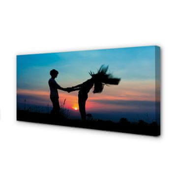 tulup.si Slika na platnu Ljudje nebo zahod