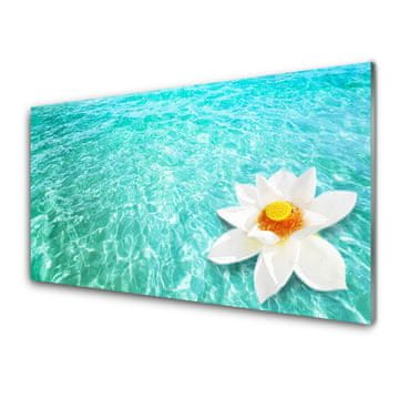 tulup.si Slika na steklu Voda flower art 2 obešalnika