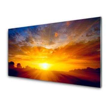 tulup.si Slika na akrilnem steklu Sun sky landscape 4 obešalnika