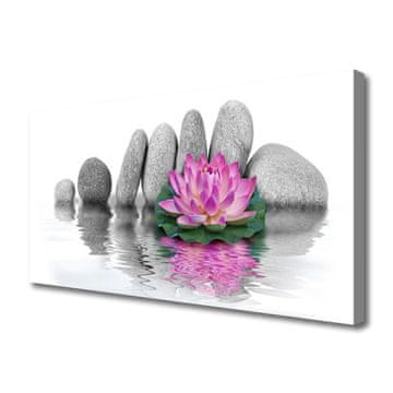 tulup.si Slika na platnu Flower stones art
