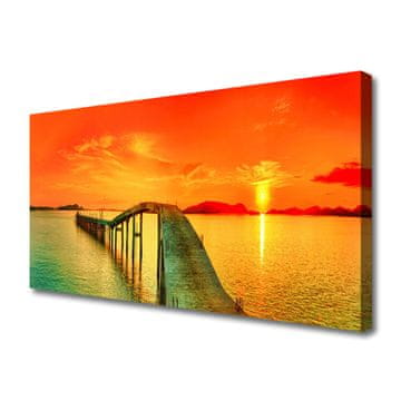 tulup.si Slika na platnu Morje bridge arhitektura