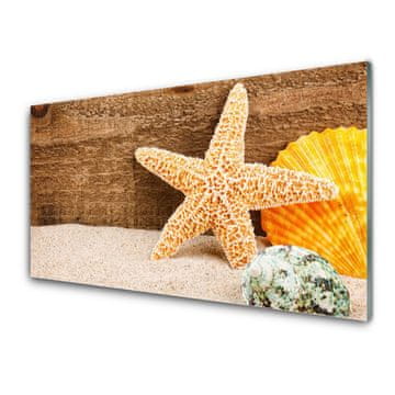 tulup.si Slika na akrilnem steklu Starfish sand art 4 obešalnika