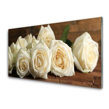 tulup.si Slika na steklu Roses flowers rastlin 2 obešalnika