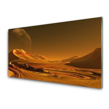 tulup.si Slika na akrilnem steklu Desert landscape vesolje 2 obešalnika