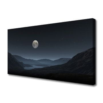 tulup.si Slika na platnu Nočni moon landscape