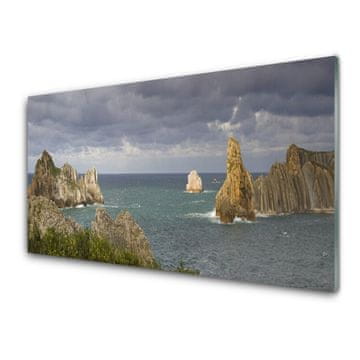 tulup.si Slika na akrilnem steklu Sea rock landscape 2 obešalnika