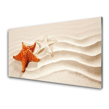tulup.si Slika na akrilnem steklu Morske zvezde na peščeni plaži 2 obešalnika