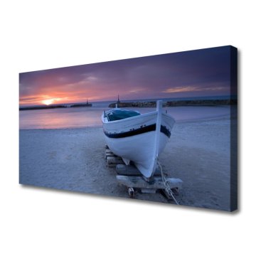 tulup.si Slika na platnu Čoln beach sun landscape