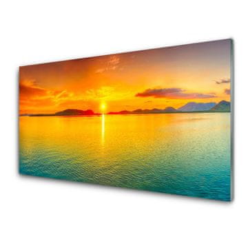 tulup.si Stenska plošča za kuhinjo Sea sun landscape