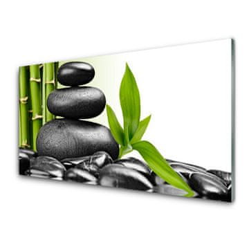 tulup.si Slika na akrilnem steklu Stones art listi 4 obešalnika