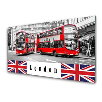 tulup.si Slika na akrilnem steklu London bus art 4 obešalnika