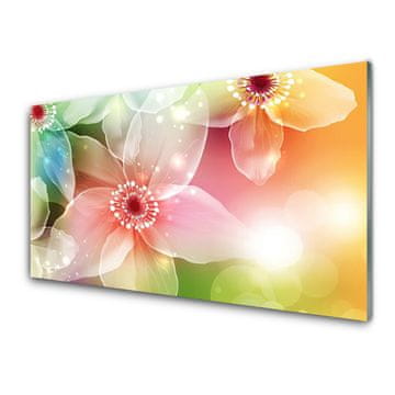 tulup.si Slika na akrilnem steklu Flower rastlin narava art 4 obešalnika