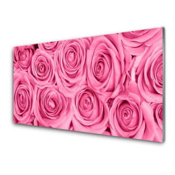 tulup.si Steklena slika Roses flowers rastlin 2 obešalnika